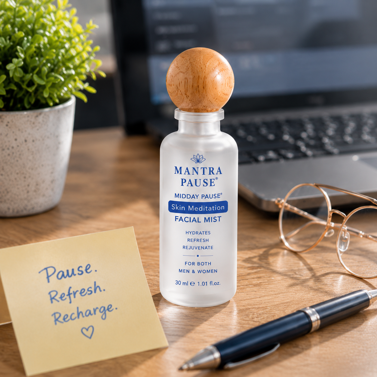 Remote worker using Mantra Pause